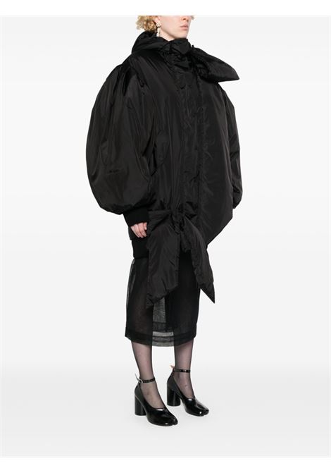 Cappotto imbottito con fiocco in nero Simone Rocha - donna SIMONE ROCHA | 6095BOW1085BLK